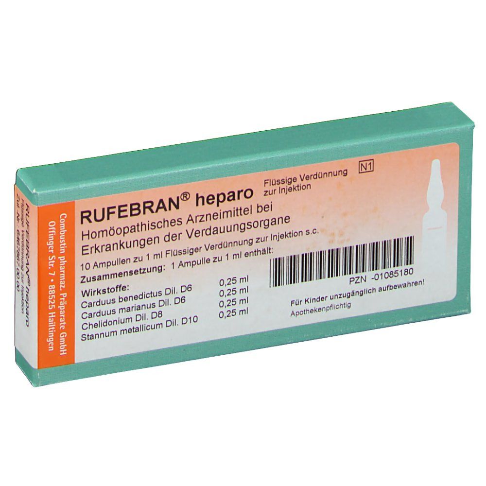 Rufebran heparo Ampullen 10 St