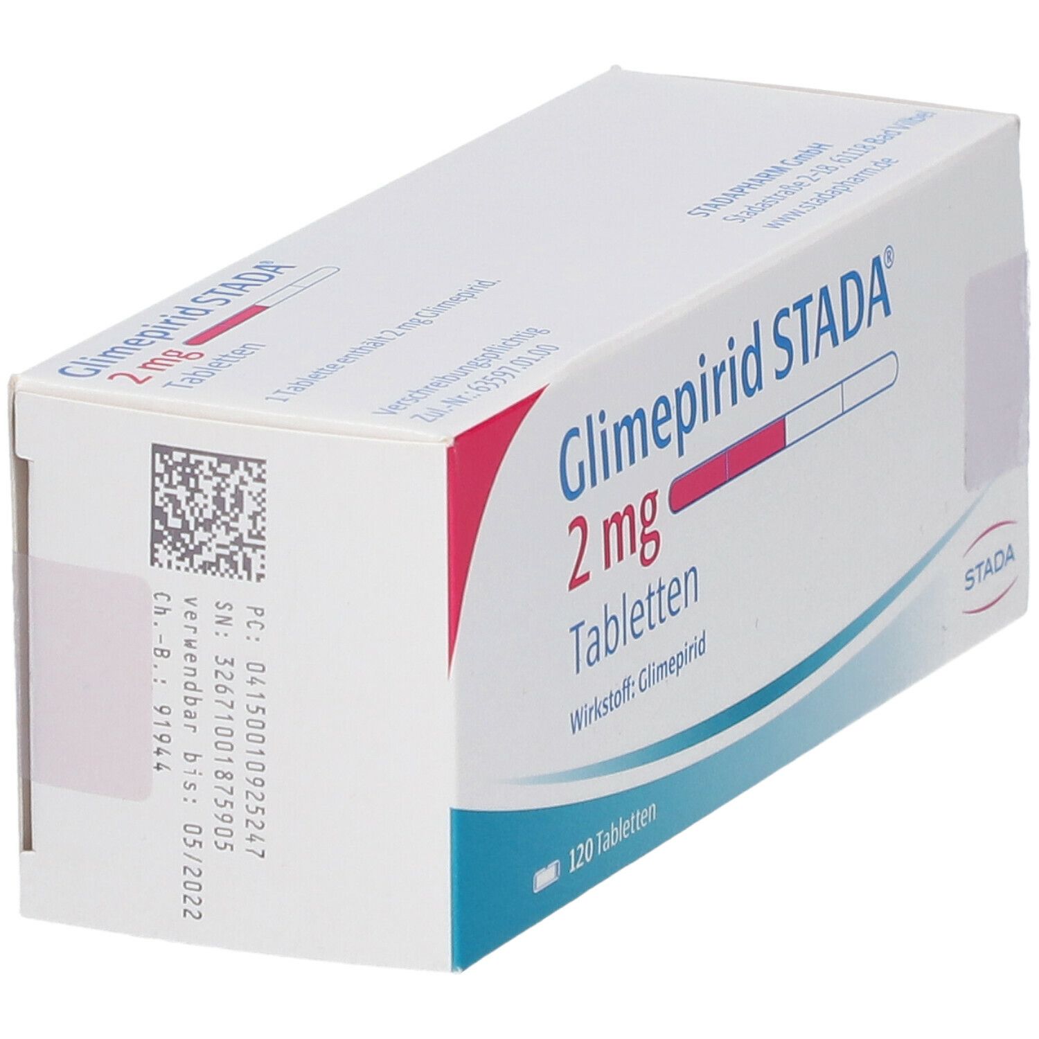 Glimepirid Stada 2 mg Tabletten 120 St