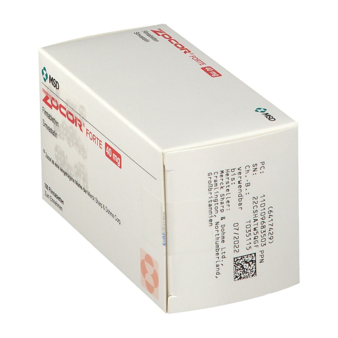 ZOCOR forte 40 mg