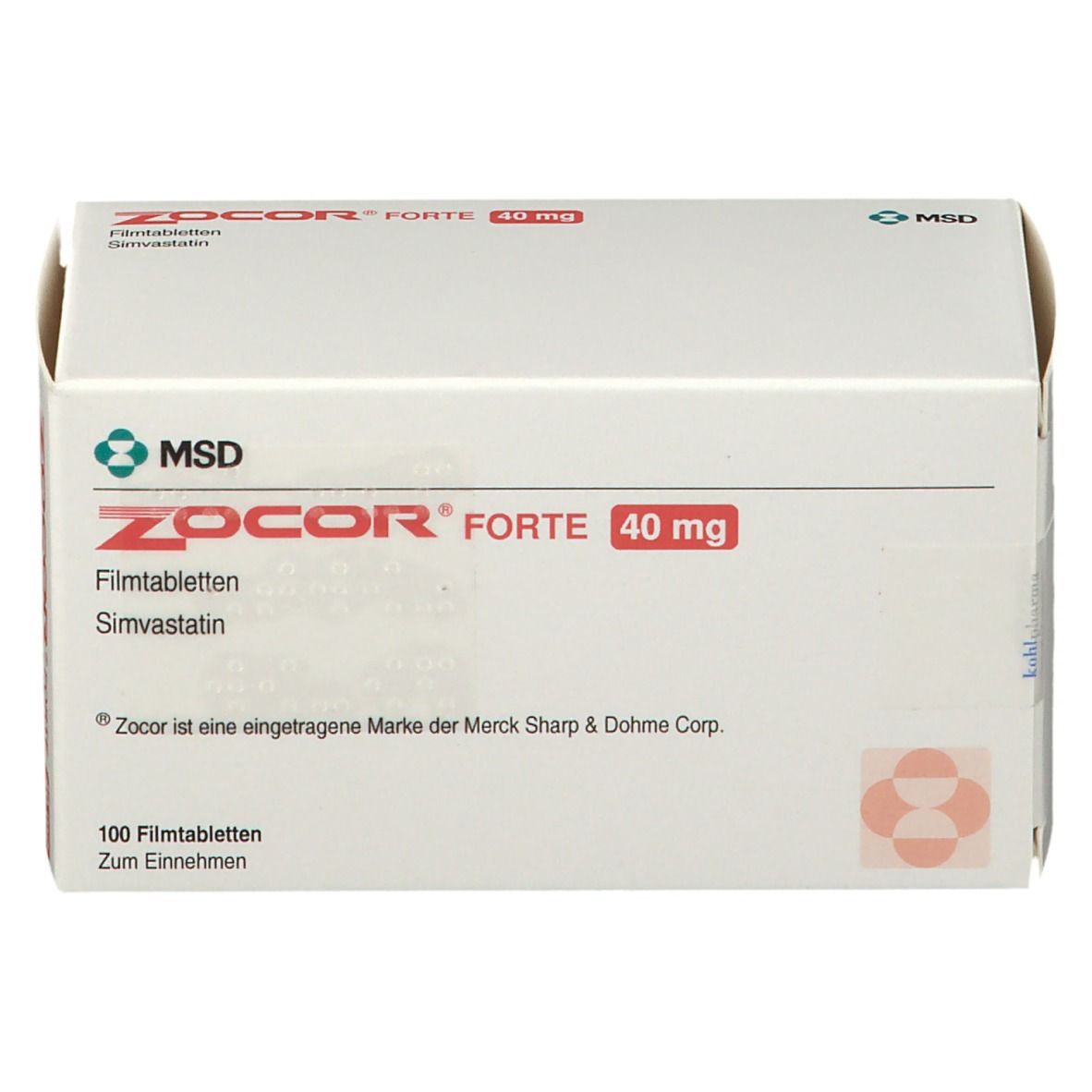 ZOCOR forte 40 mg