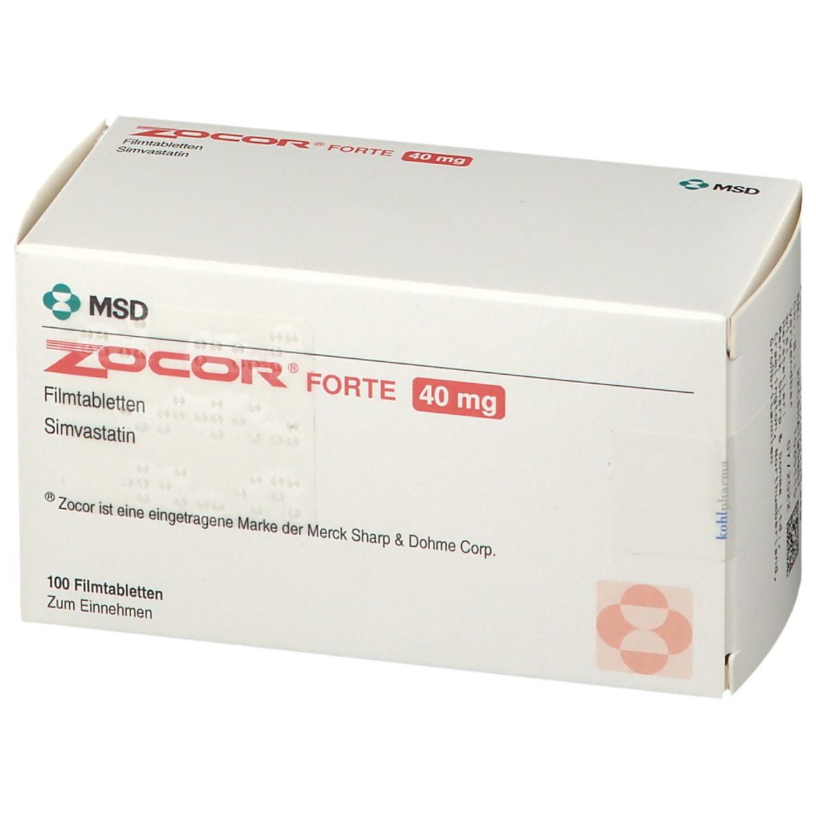 ZOCOR forte 40 mg