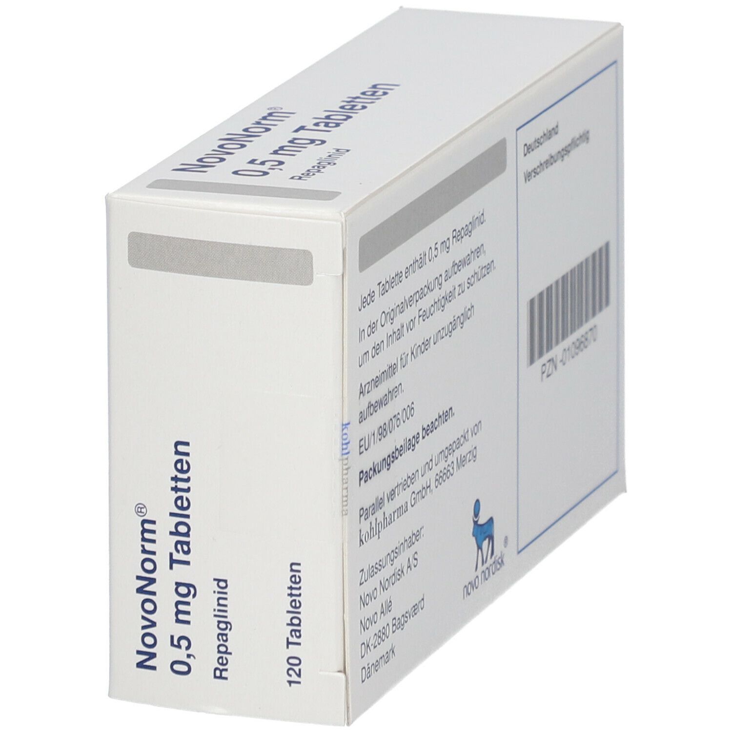 Novonorm 0,5 Mg 120 St Mit Dem E-Rezept Kaufen - Shop Apotheke