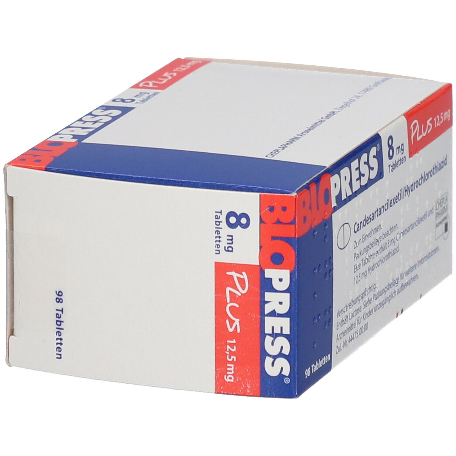 Blopress® 8 mg Plus 12,5 mg