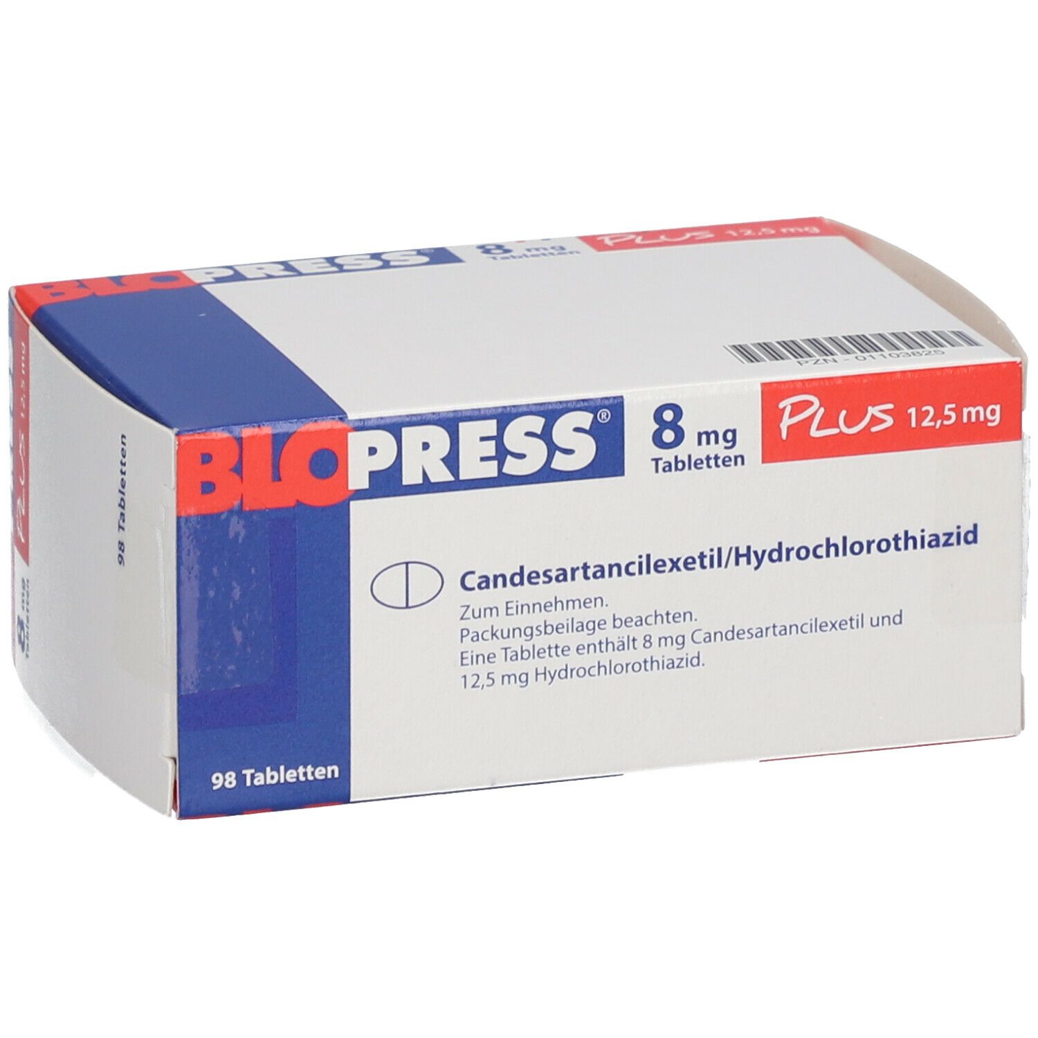 Blopress® 8 mg Plus 12,5 mg