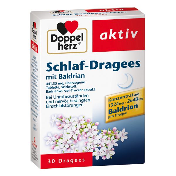 Doppelherz Schlaf-Dragees Forte mit Baldrian 30 St - Shop Apotheke