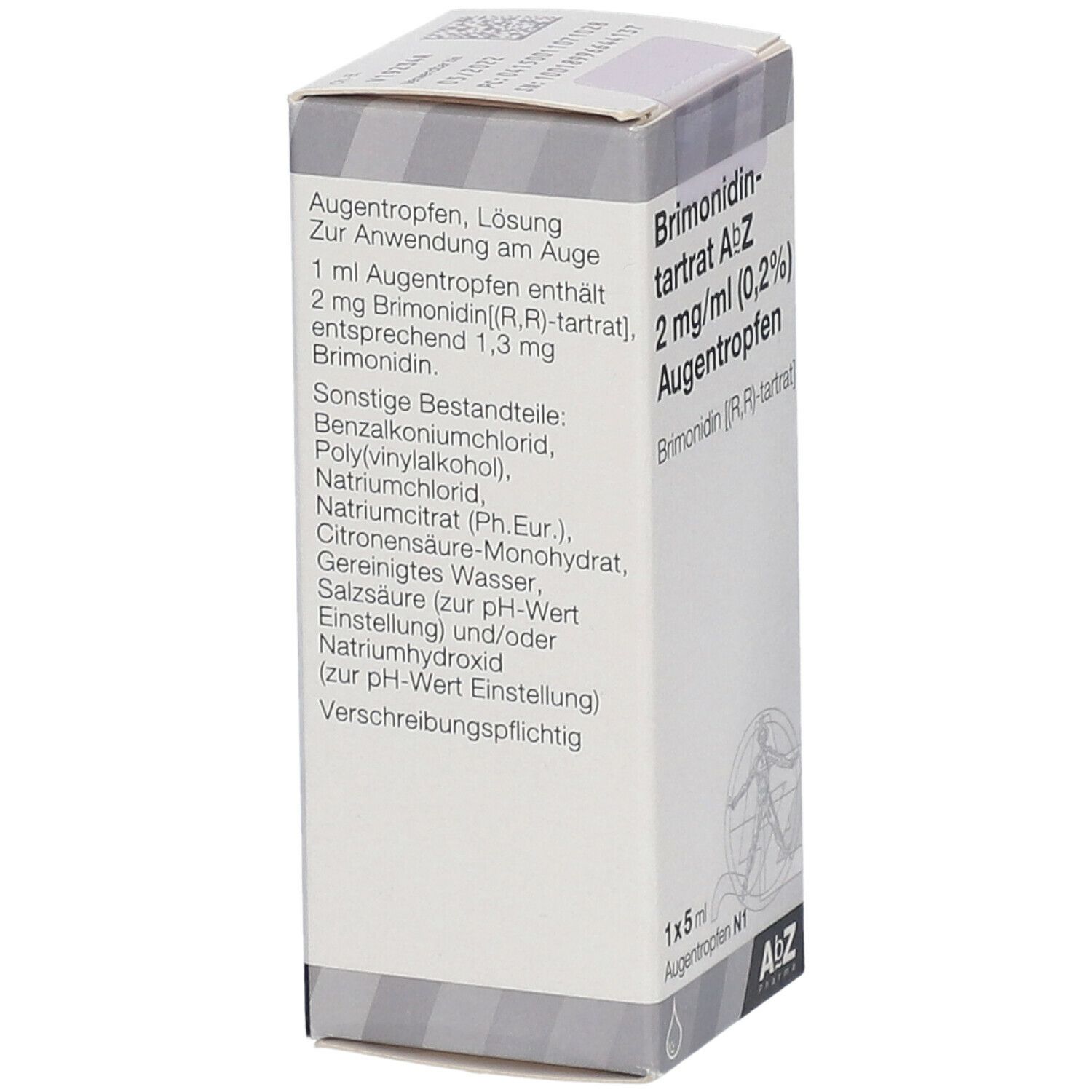 Brimonidintartrat AbZ 2 mg/ml 0,2%