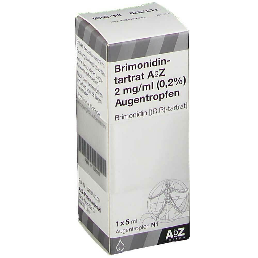 Brimonidintartrat AbZ 2 mg/ml 0,2%