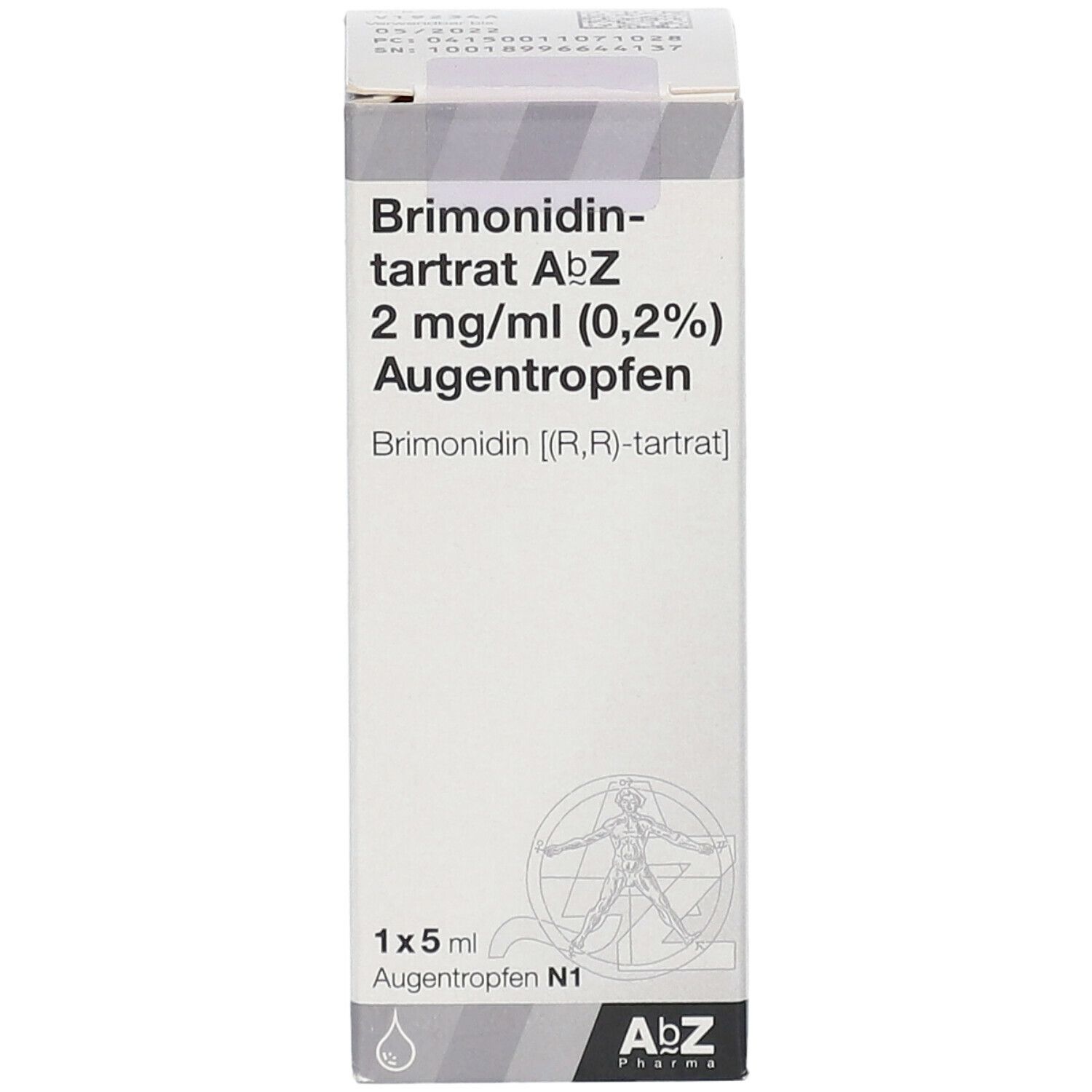 Brimonidintartrat AbZ 2 mg/ml 0,2%