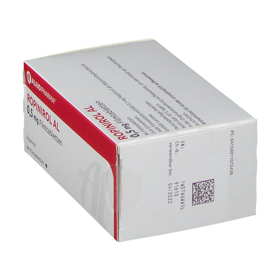 Ropinirol AL 0,5 mg Filmtabletten 84 St