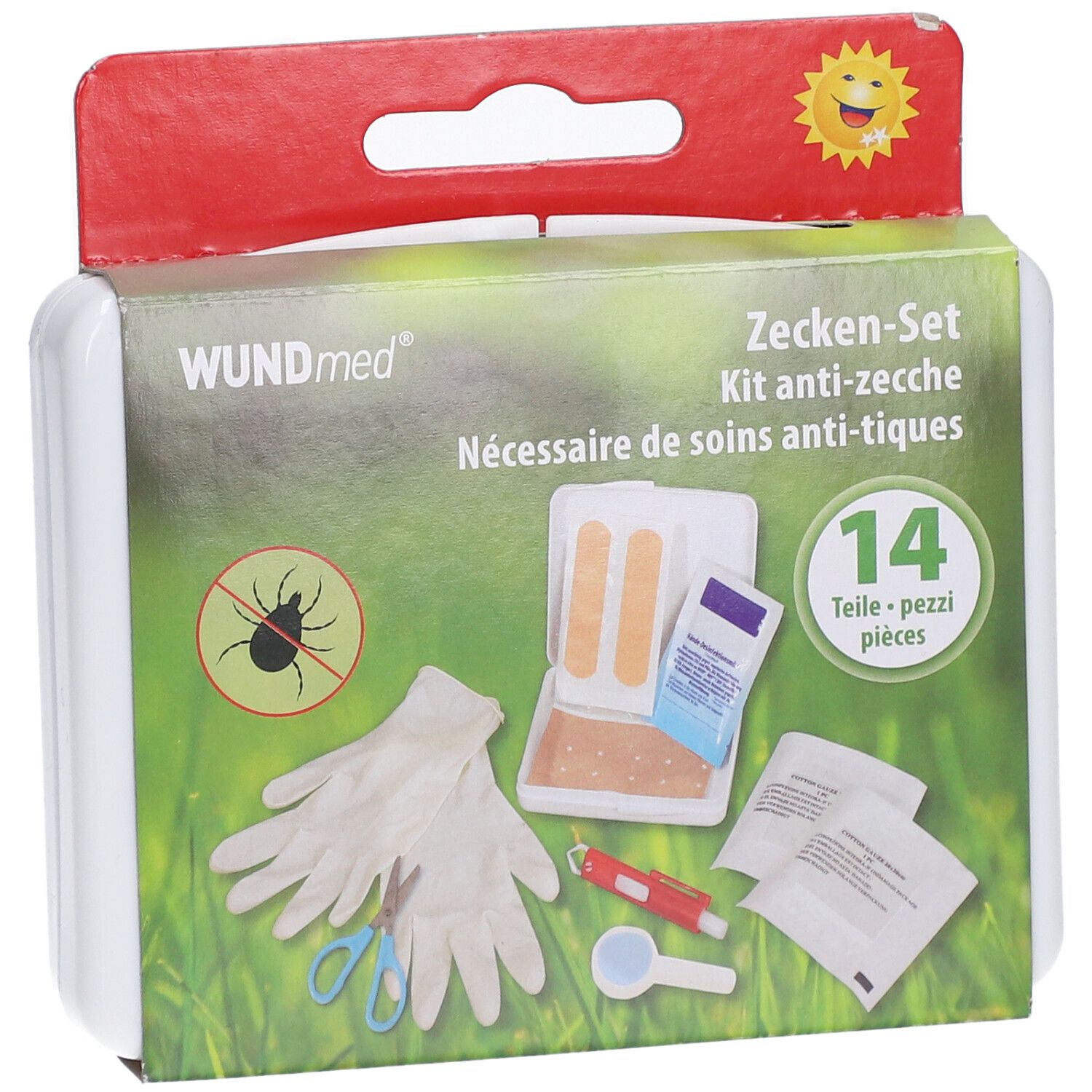 WUNDmed® Zecken-Set 14-teilig