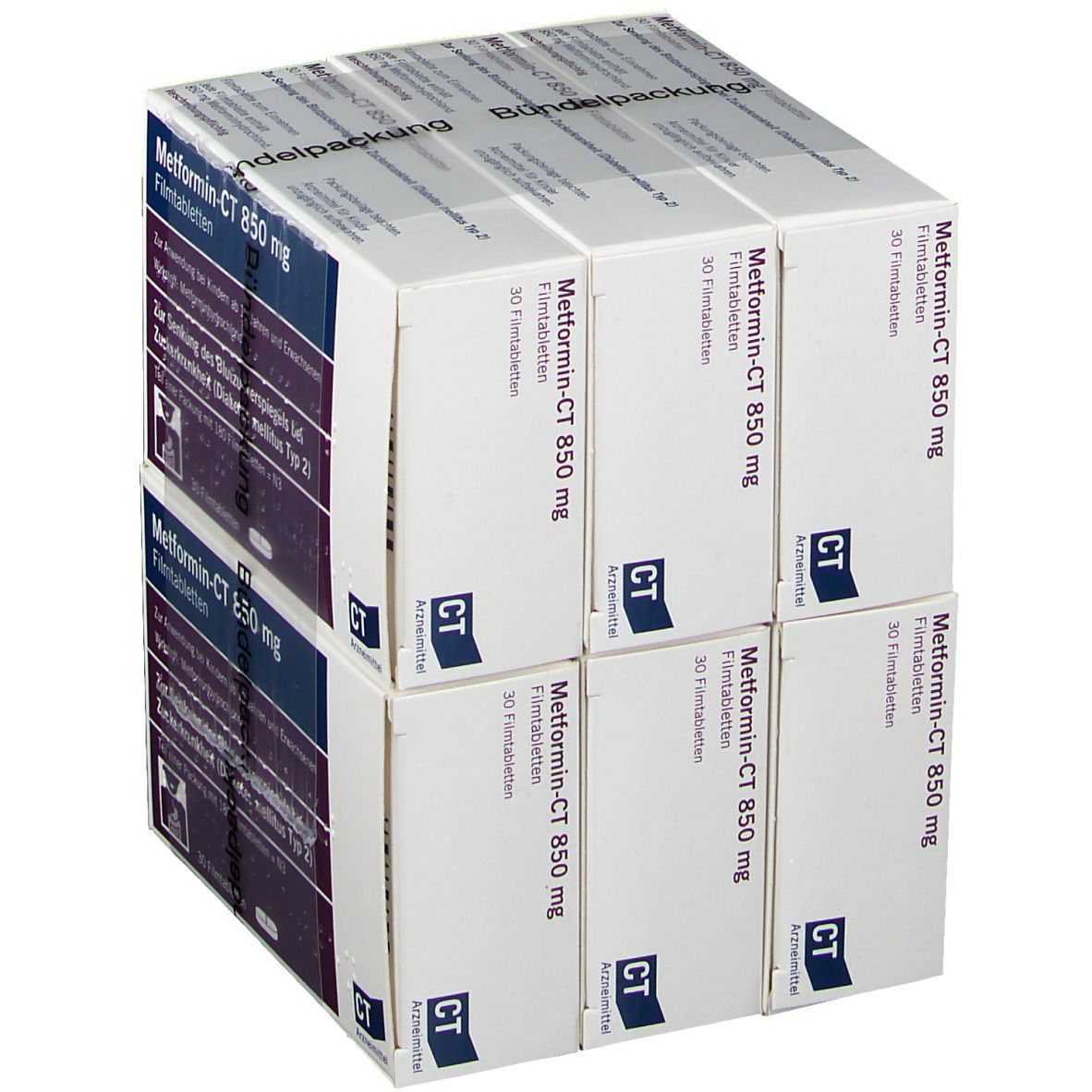 Metformin- Ct 850 mg Filmtabletten