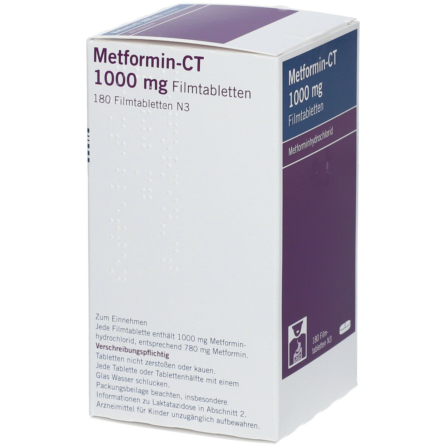 Metformin-Ct 1.000 mg Filmtabletten 180 St