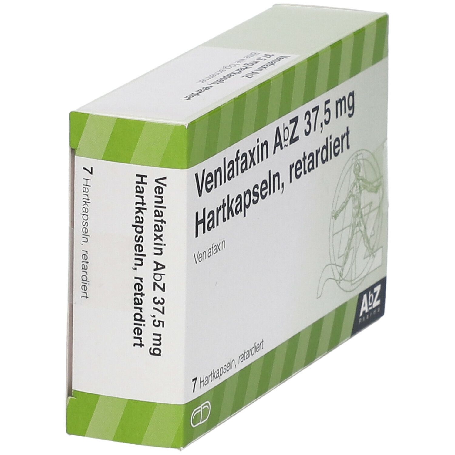 Venlafaxin AbZ 37,5 mg Hartkapseln retardiert 7 St Retard-Kapseln