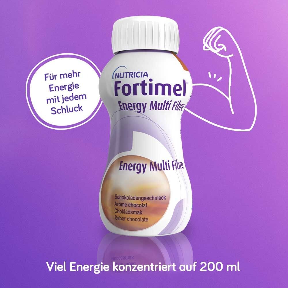 Fortimel Energy Multi Fibre Trinknahrung Schokolade