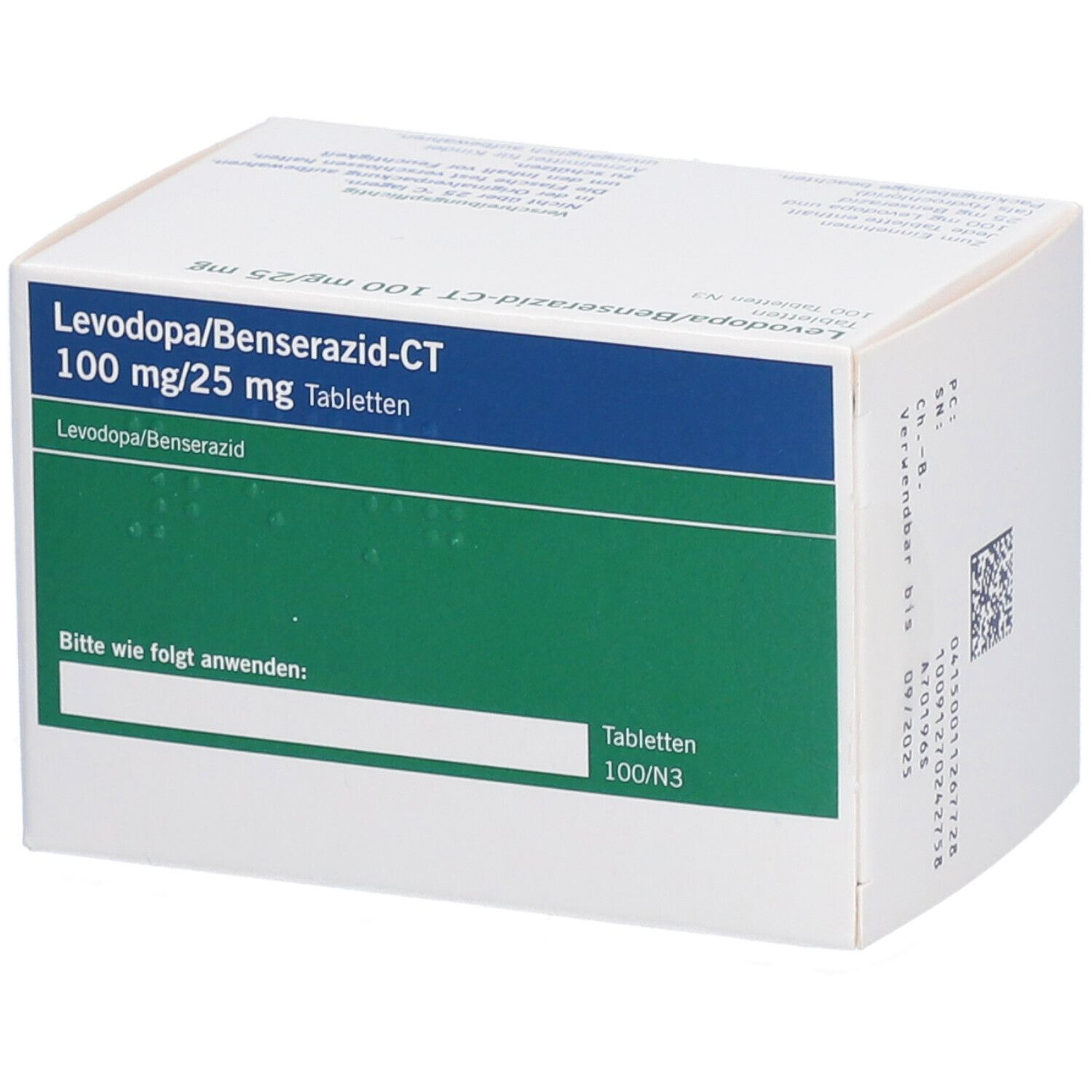 Levodopa Bens -Ct 100Mg/25