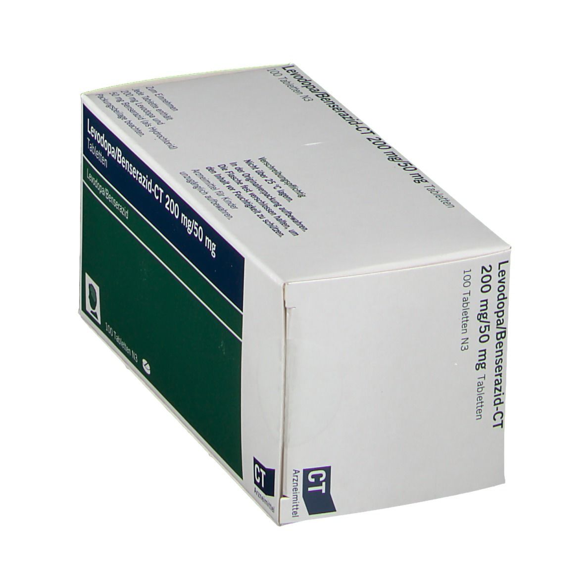 Levodopa Benserazid-CT 200 mg/50 mg Tabletten 100 St