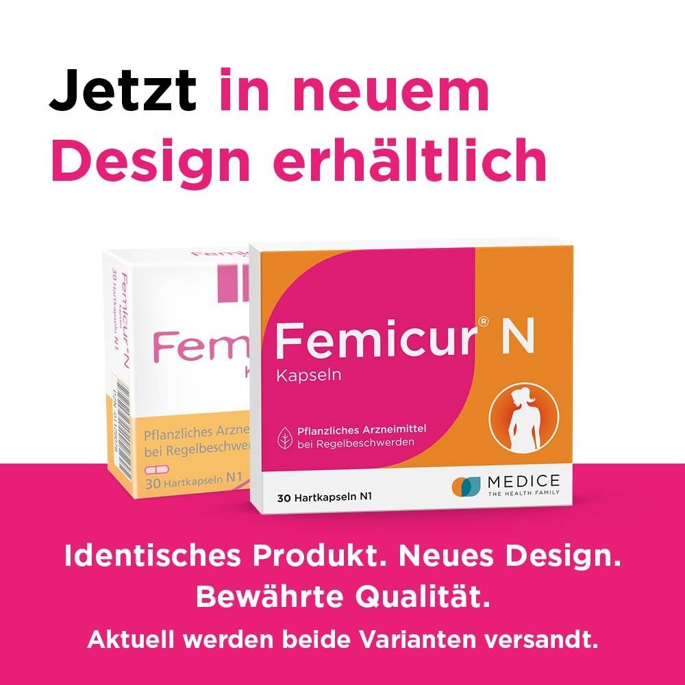 Femicur N Kapseln bei Regelbeschwerden