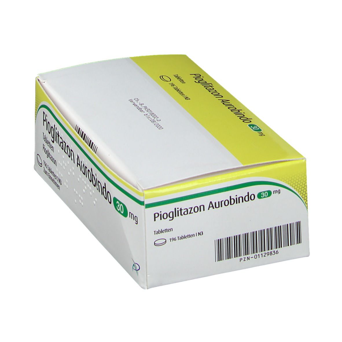 Pioglitazon Aurobindo 45 mg Tabletten 196 St