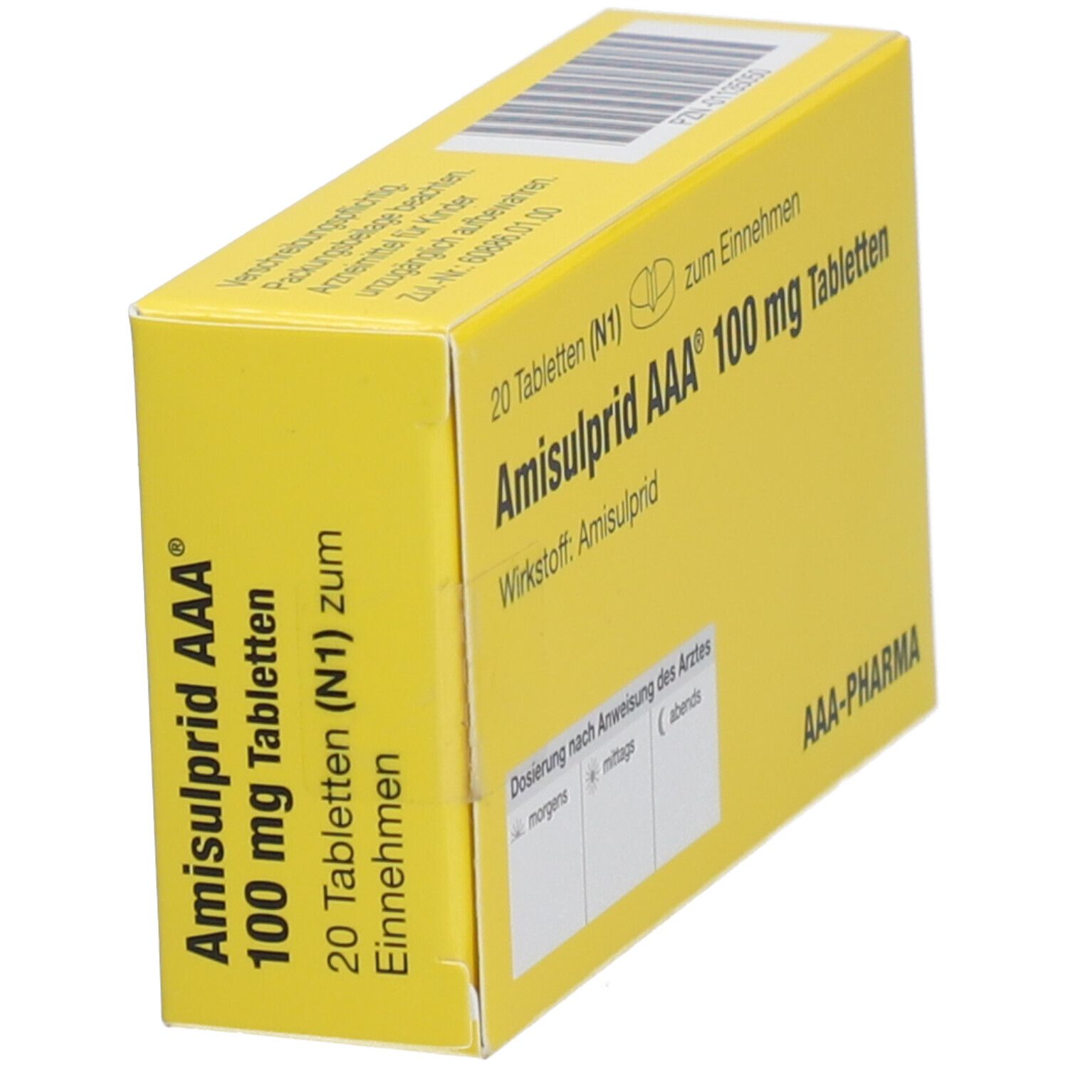 Amisulprid AAA-Pharma 100 mg Tabletten 20 St