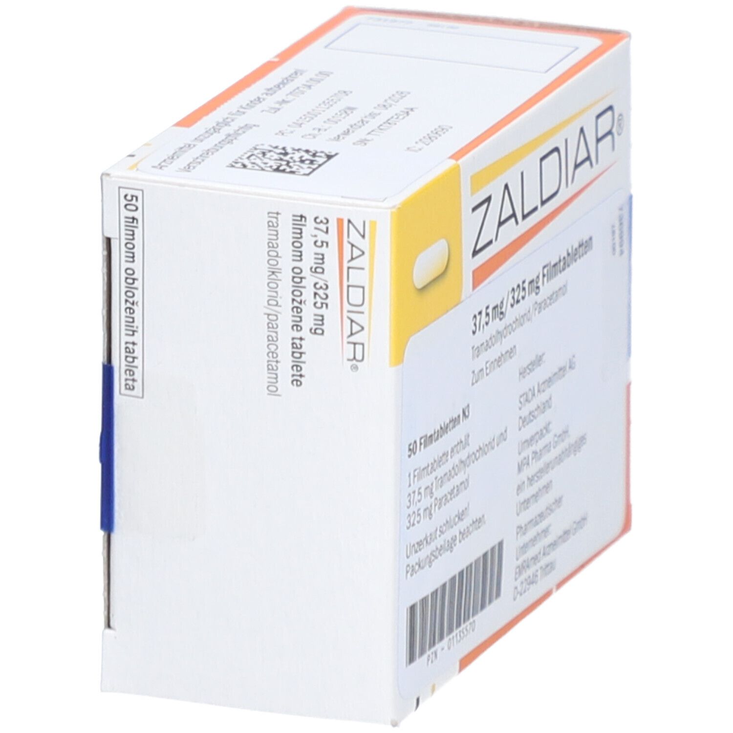 ZALDIAR 37,5 mg/325 mg