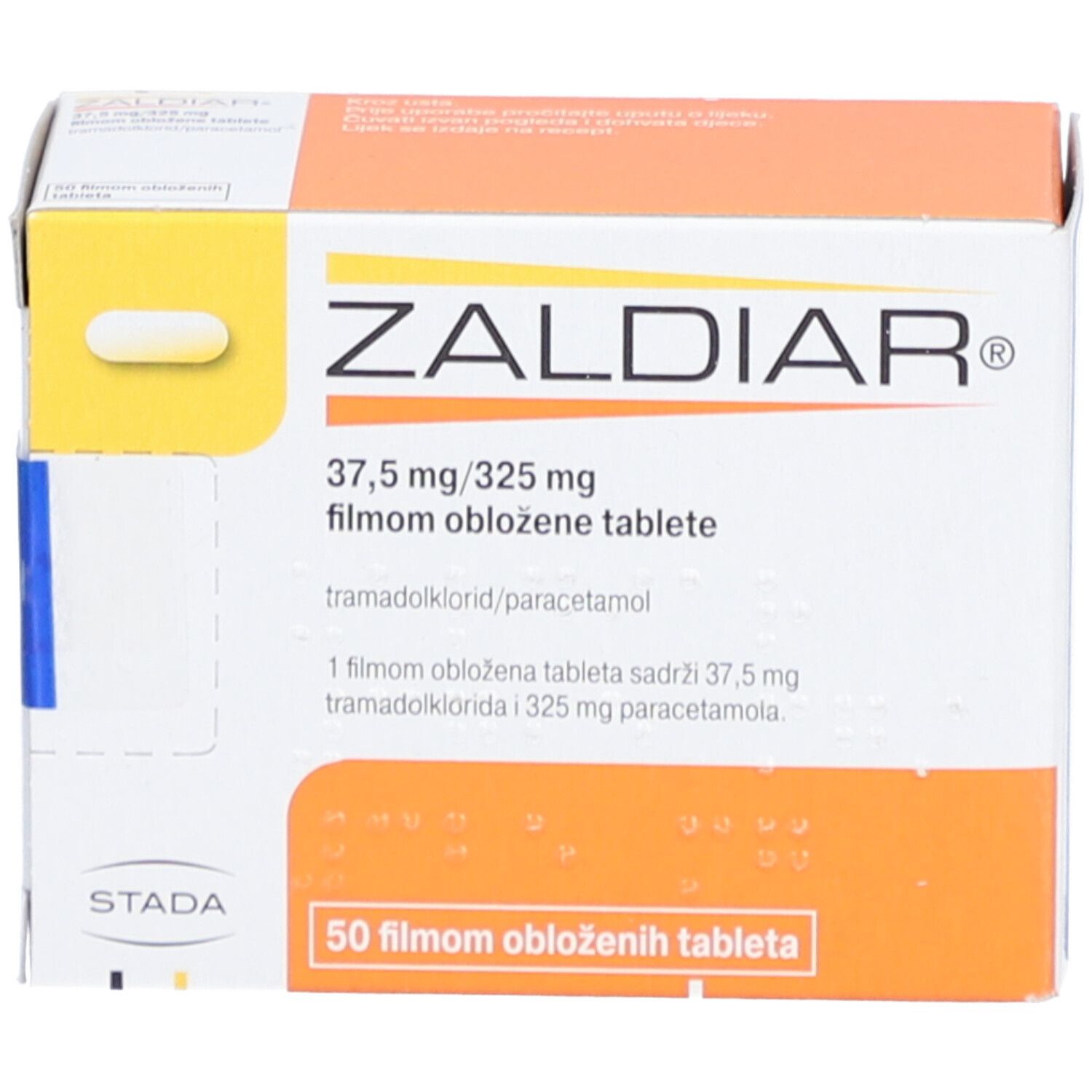 ZALDIAR 37,5 mg/325 mg