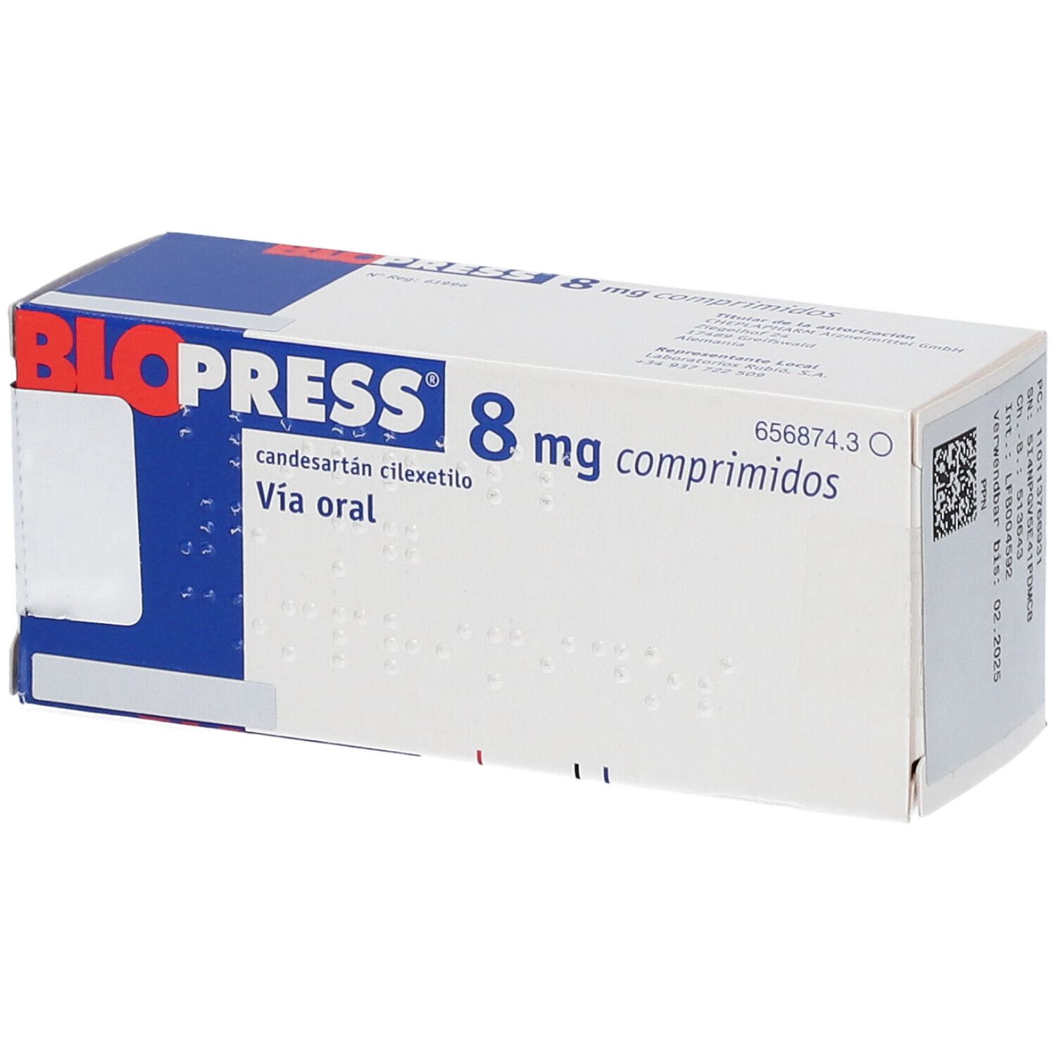 Blopress 8 mg Tabletten 98 St