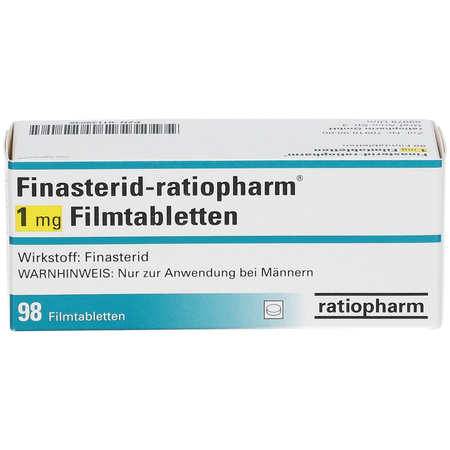 Finasterid-ratiopharm® 1 mg