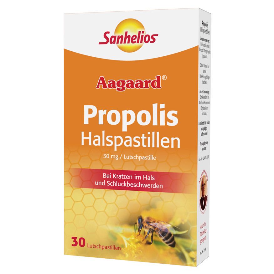 Sanhelios Aagaard® Propolis Halspastillen