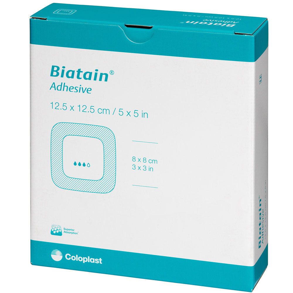 BIATAIN® Schaumverband selbst-haftend 12,5x12,5cm