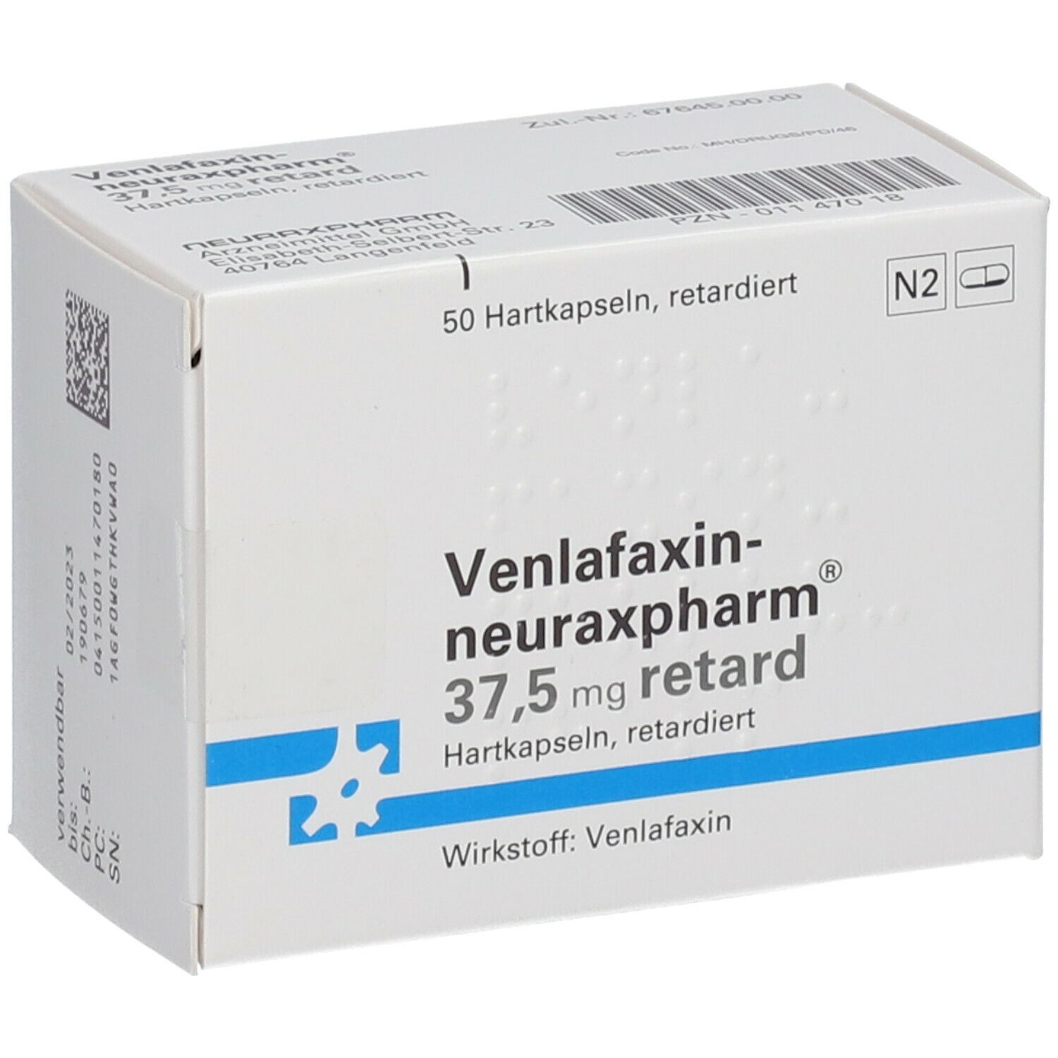 Venlafaxin-neuraxpharm® 37,5 mg retard