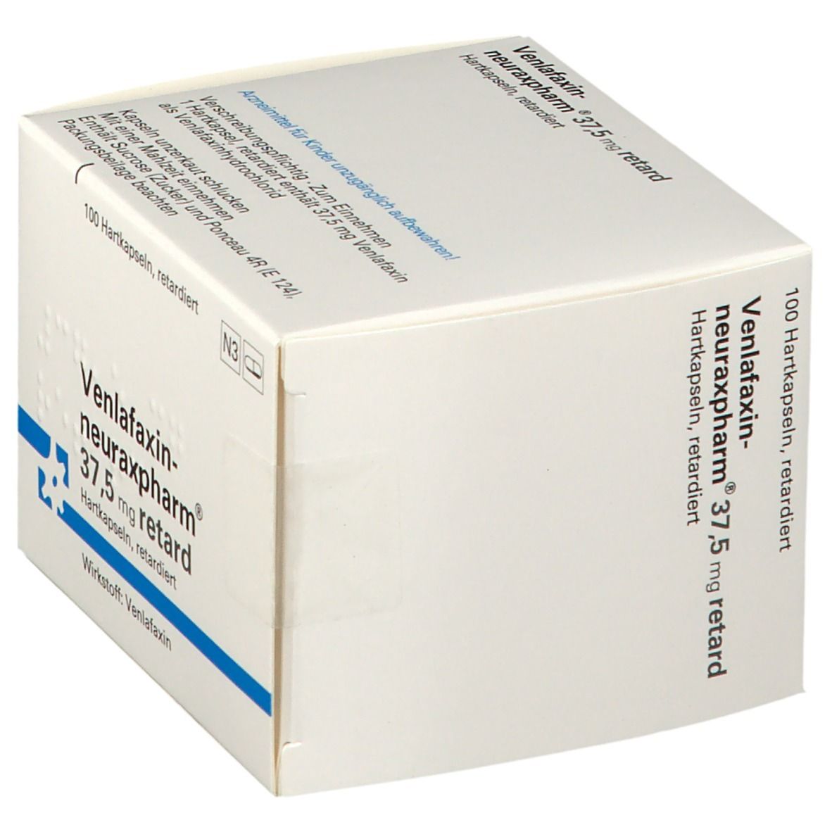 VENLAFAXIN-neuraxpharm 37,5 mg retard Kapseln 20 St Retard-Kapseln