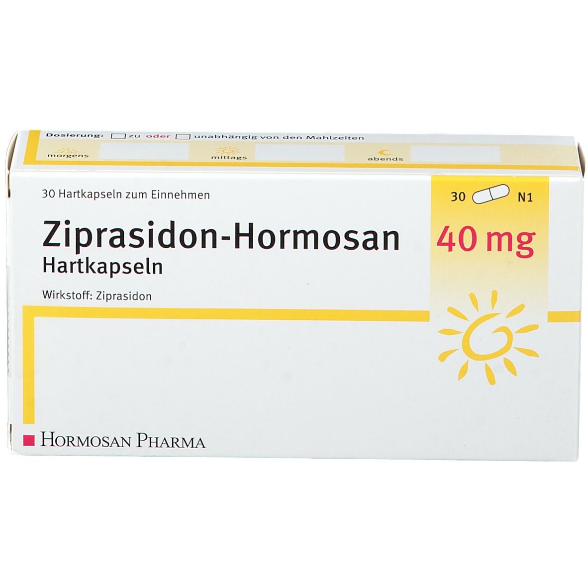 Ziprasidon-Hormosan 40 mg