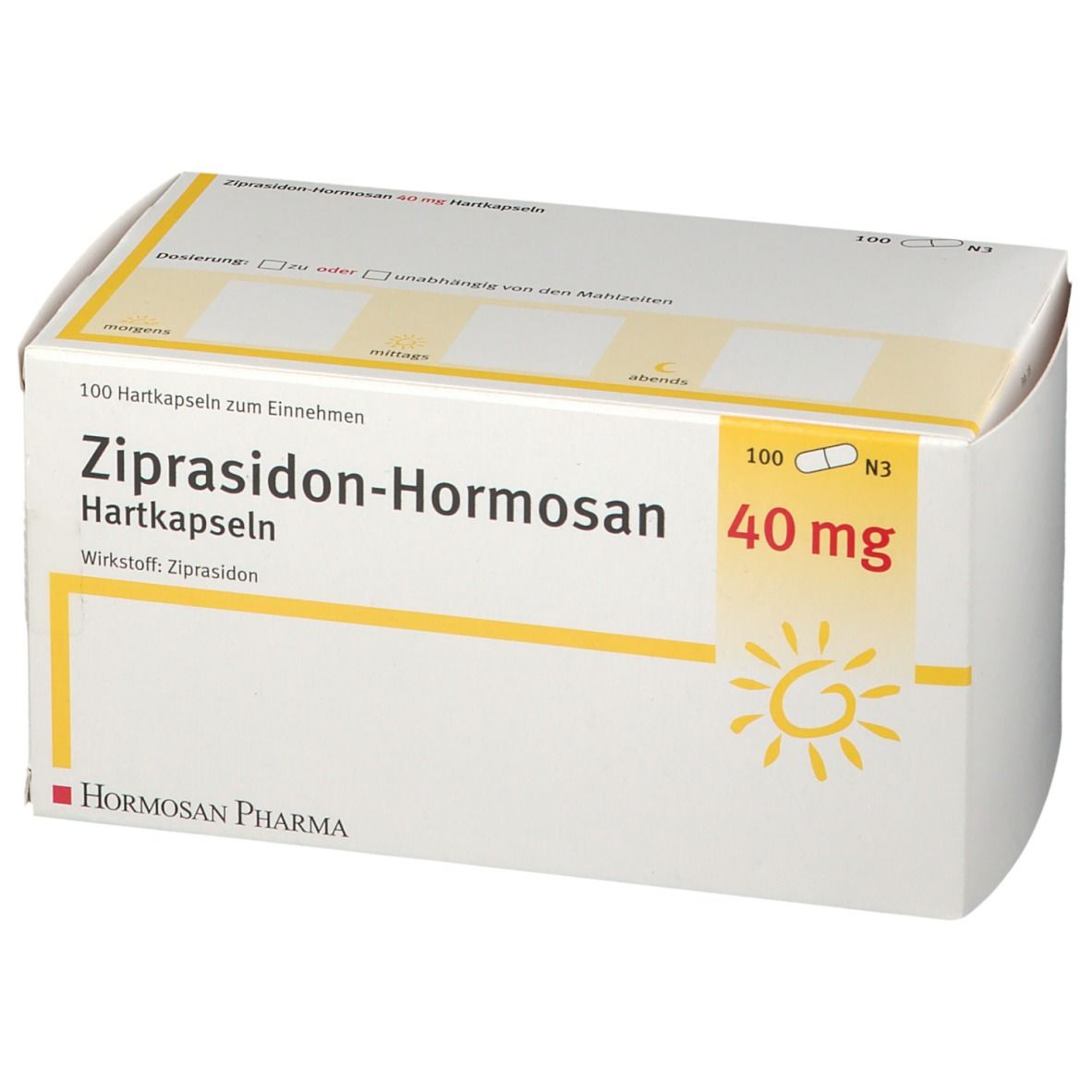 Ziprasidon Hormosan 40 mg
