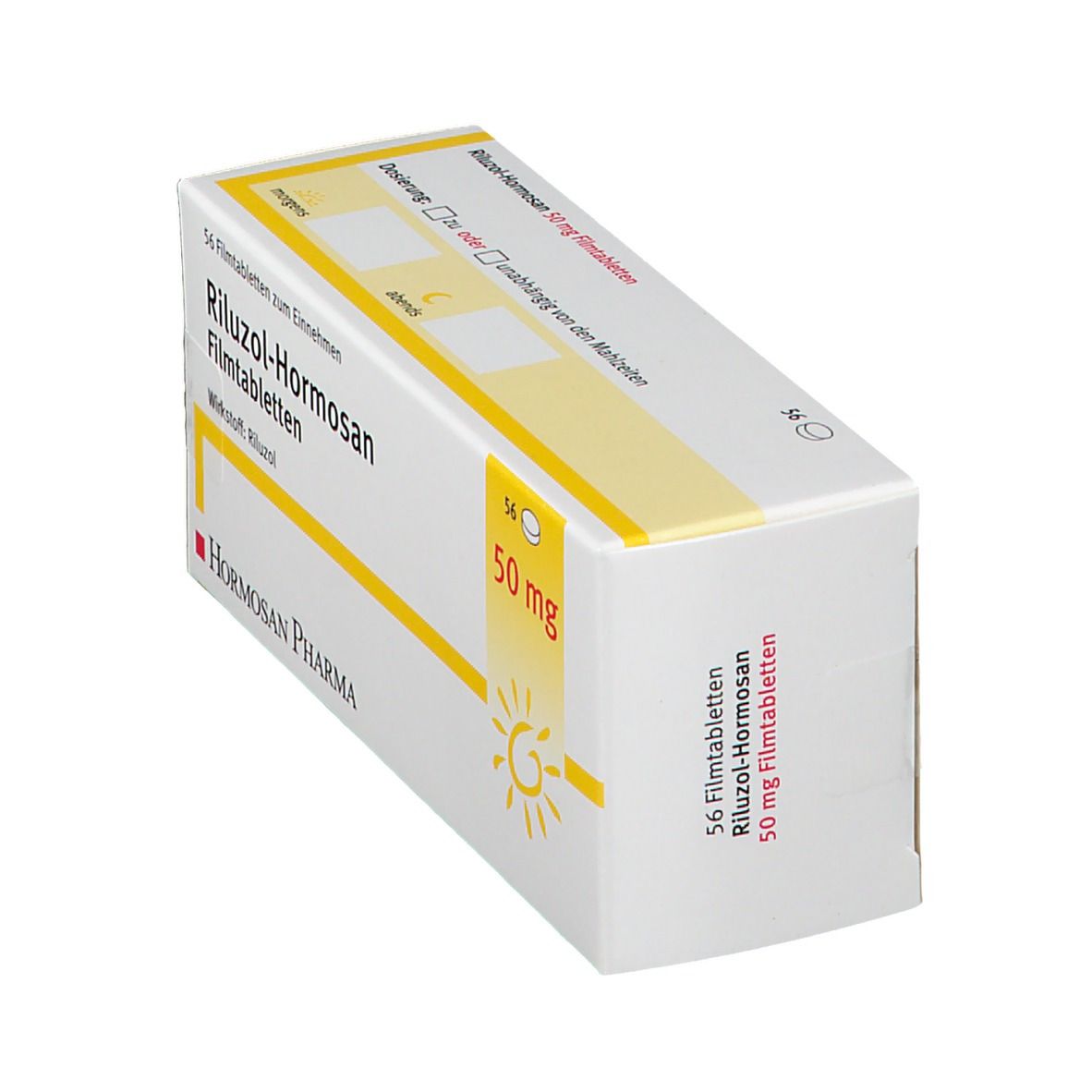 Riluzol Hormosan 50 mg Filmtabletten 56 St