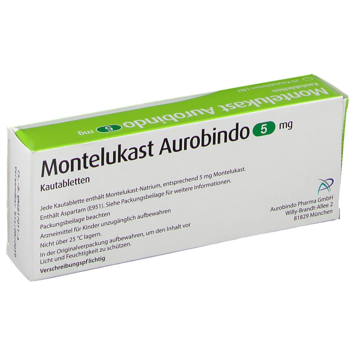 Montelukast Aurobindo 5 mg