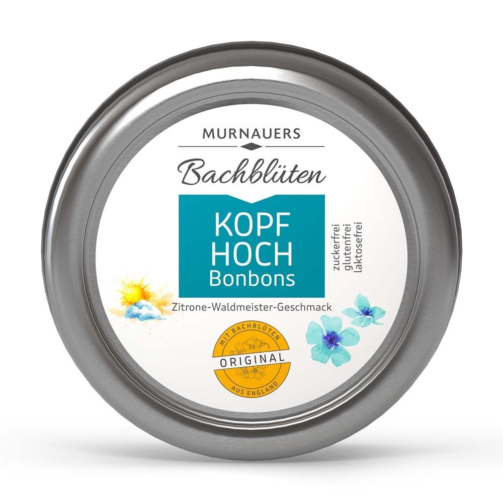 Murnauers Bachblüten Kopf Hoch Bonbons 50 g