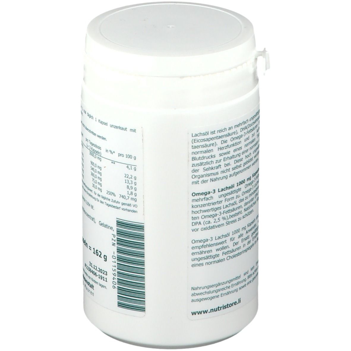 Omega-3 Lachsöl 1000 mg Kapseln