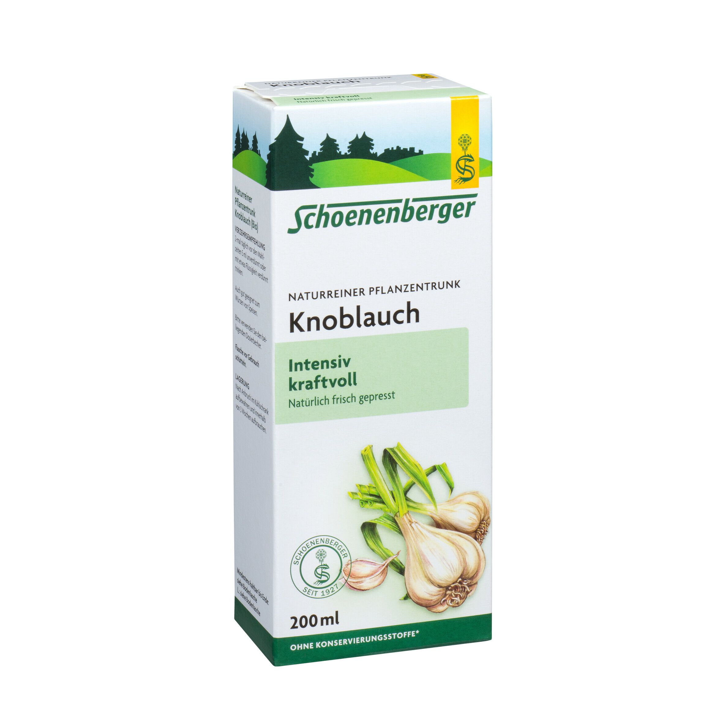Schoenenberger® naturreiner Pflanzentrunk Knoblauch