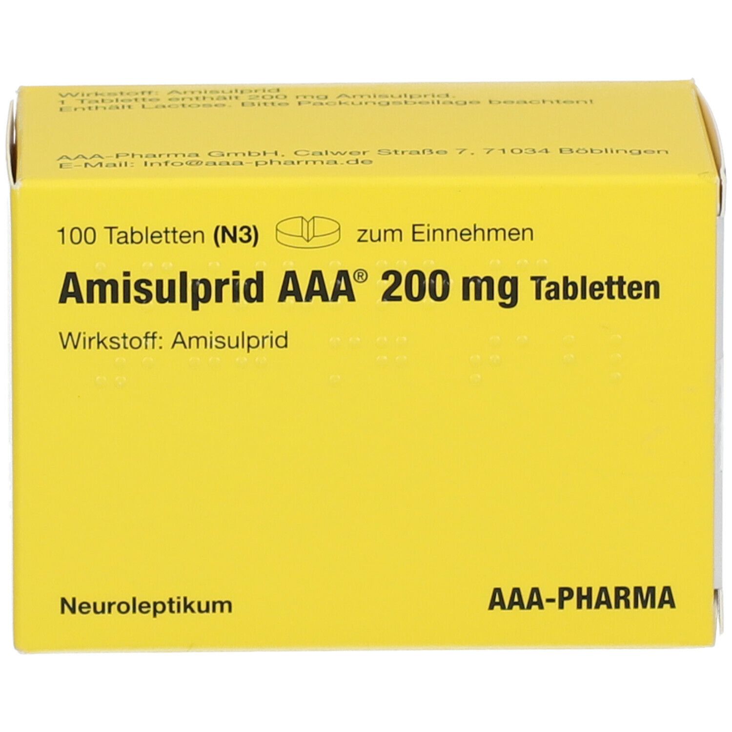 Amisulprid AAA® 200Mg
