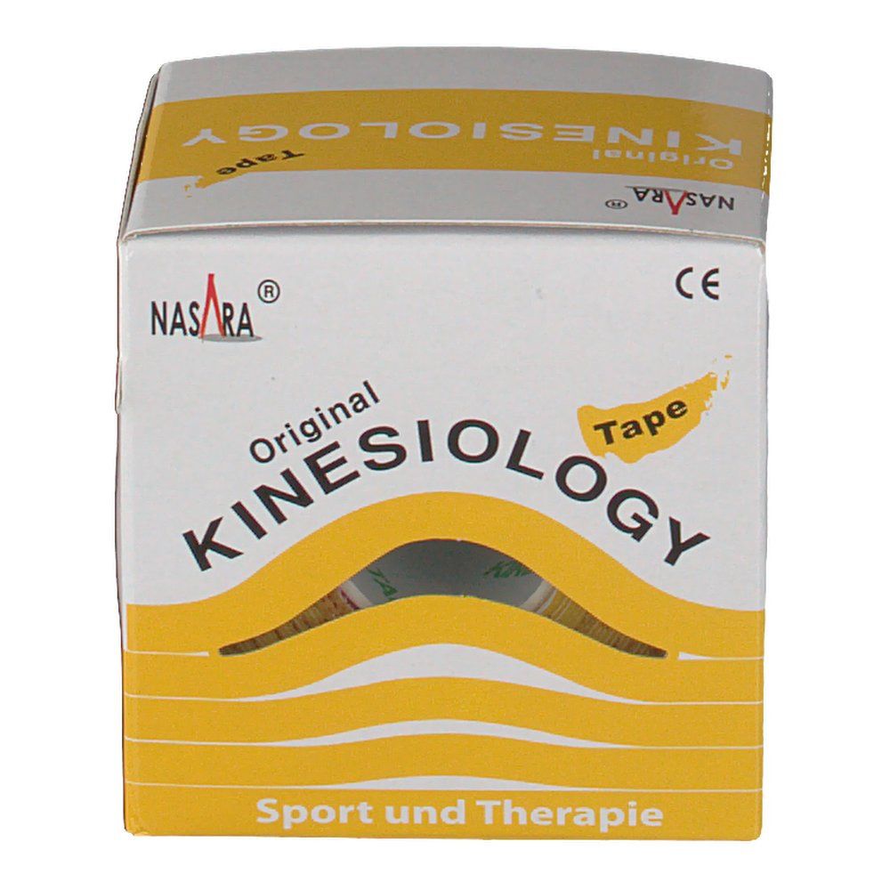 NASARA® Kinesiology-Tape classic 5 cm x 5 m Rolle Gelb