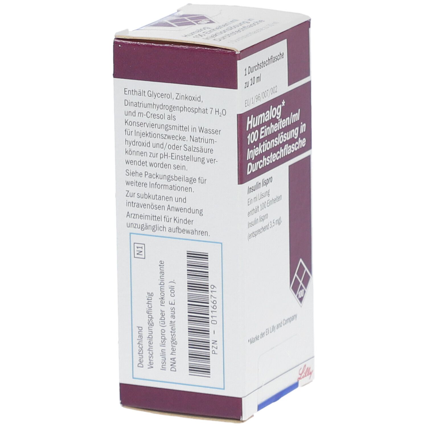 HUMALOG 100 E/ml Injektionslösung Dsfl.