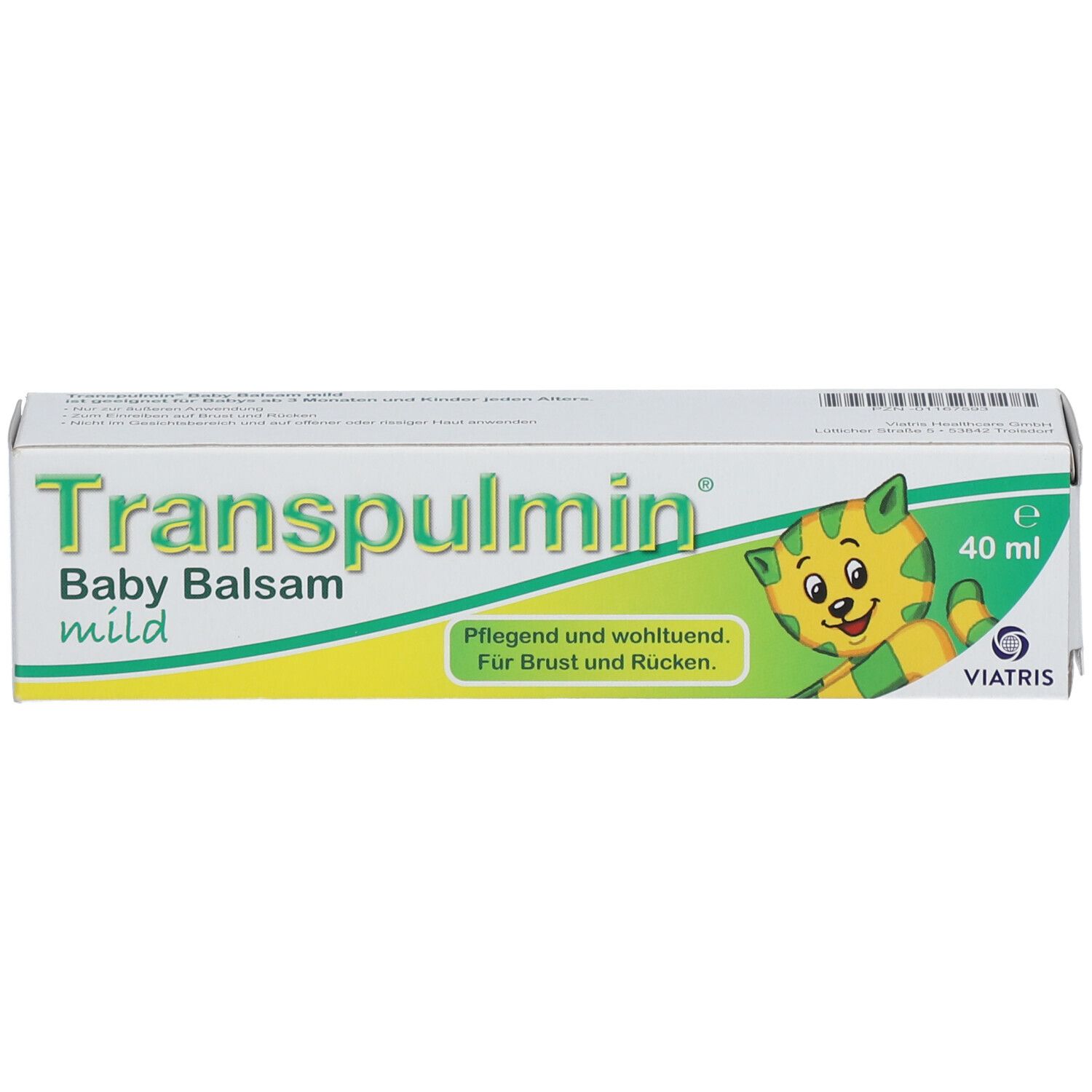 Transpulmin Baby Balsam mild: Wohltuender Erkältungsbalsam für Kinder ab 3 Monaten,