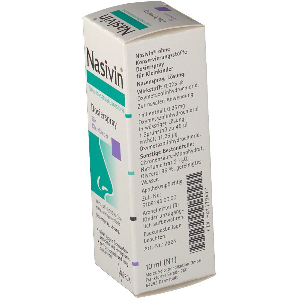 Nasivin® ohne Konservierungsstoffe Dosierspray für Kleinkinder