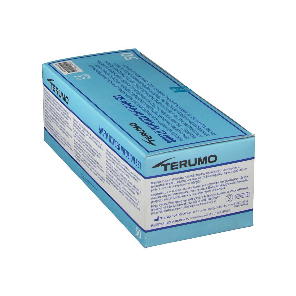 Surflo Perfusionsbesteck 21 G 30 cm grün