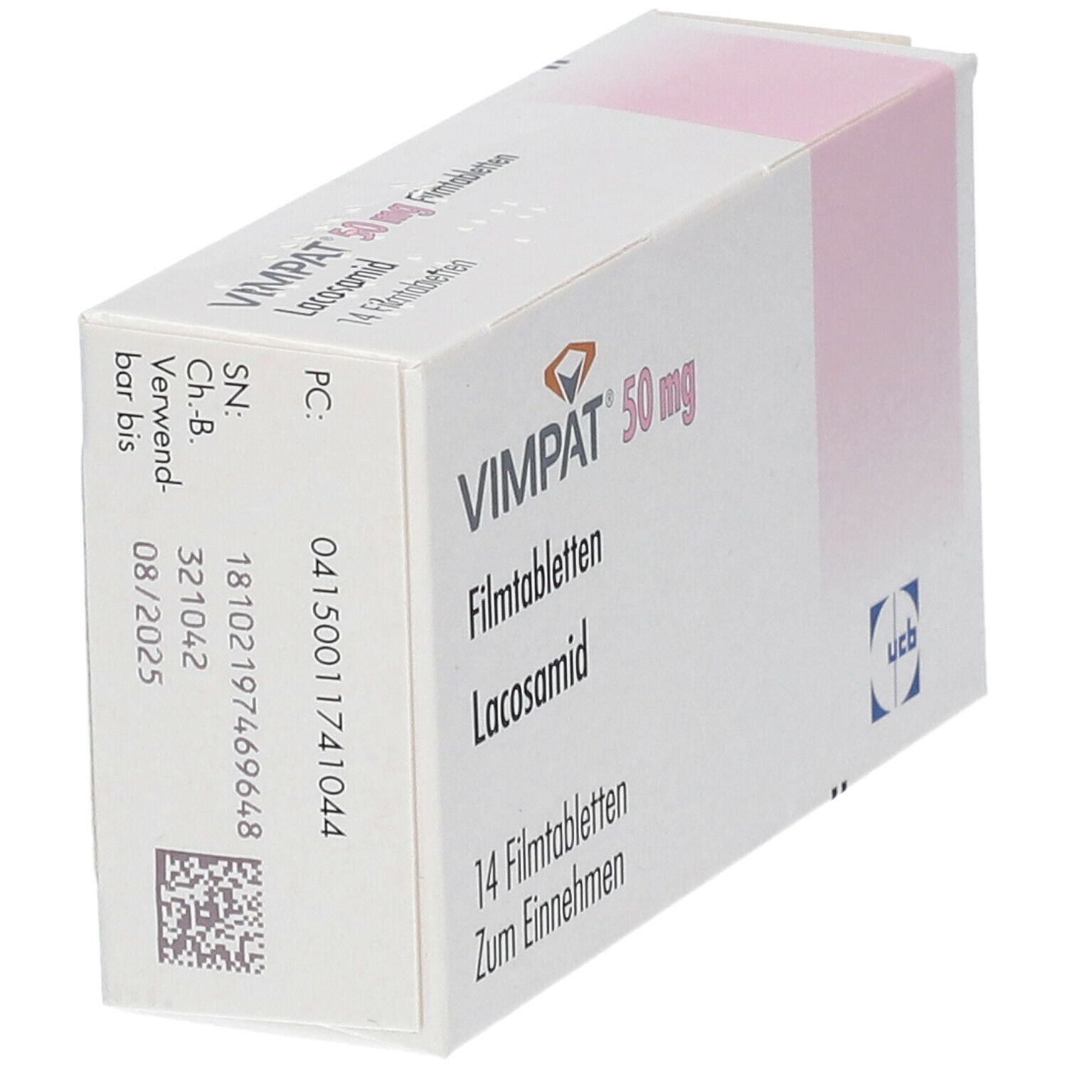 Vimpat 100 mg Filmtabletten 14 St