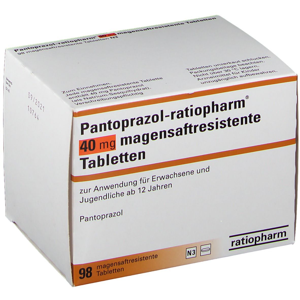 Pantoprazol-ratiopharm® 40 mg