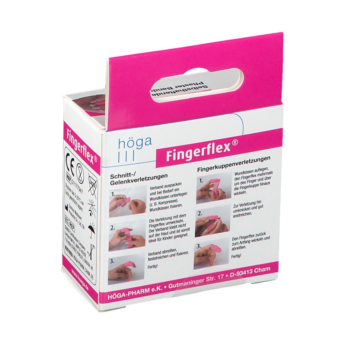 Fingerflex, selbsthaftende Pflaster Bandage 2,5 cm x 4,5 m Pink 1 St - SHOP  APOTHEKE