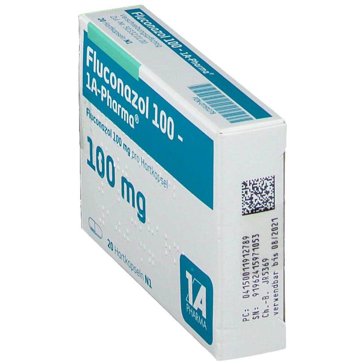 Fluconazol 100-1A Pharma Hartkapseln 20 St