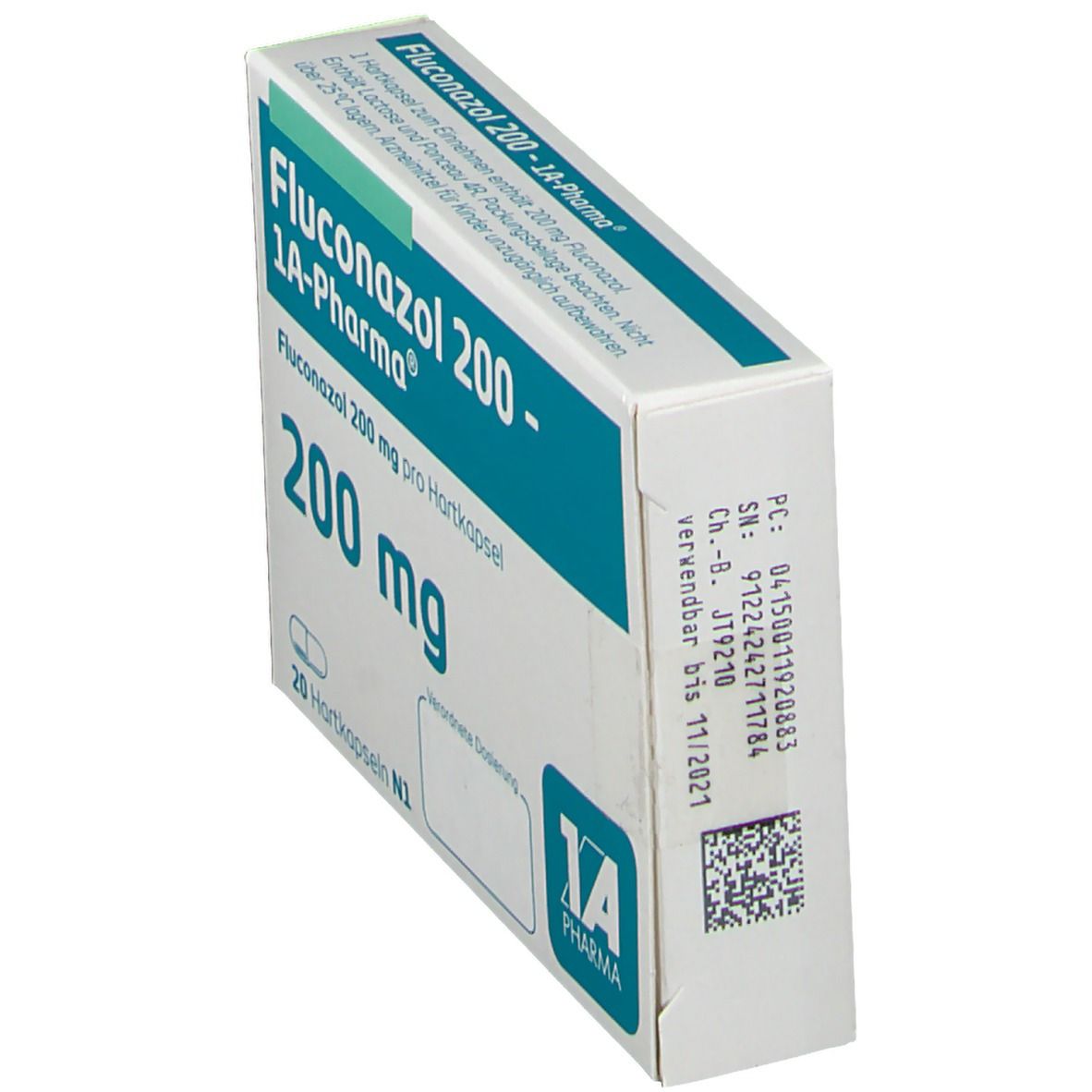 Fluconazol 200-1A Pharma Hartkapseln 20 St