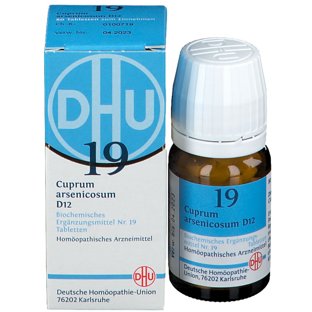 DHU Biochemie 19 Cuprum arsenicosum D12